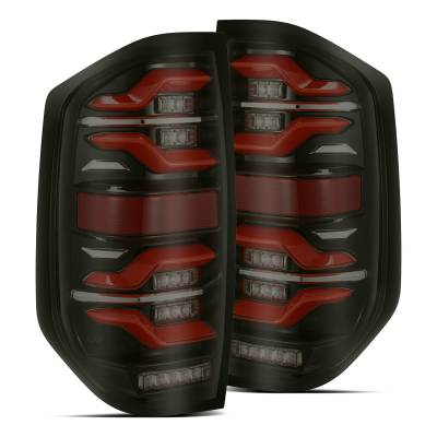 AlphaRex - AlphaRex 672050 Black/Red LED Taillights for 14-21 Toyota Tundra