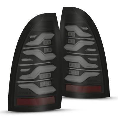 AlphaRex - AlphaRex 680060 Black LED Taillights for 05-15 Toyota Tacoma