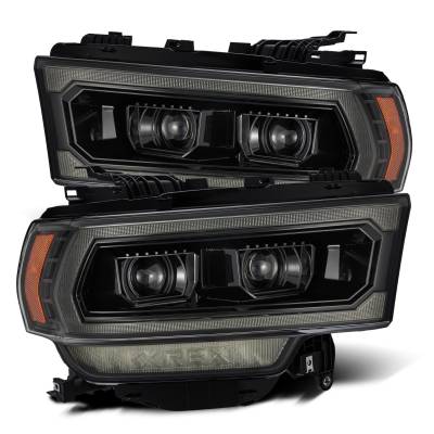 AlphaRex - AlphaRex 880549 Alpha Black LED Projector Headlights for 19-22 RAM 2500