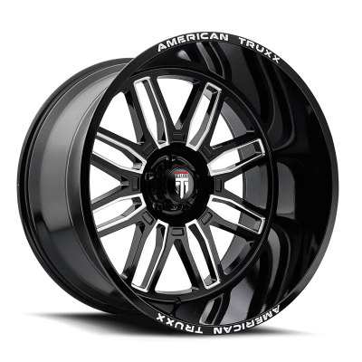 American Truxx - American Truxx AT1915 Restless 20x10 6x135 -25mm Black/Milled AT1915-2136M
