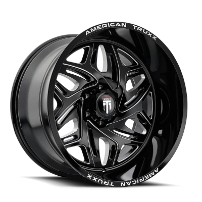 American Truxx - American Truxx AT1914 Euphoria 20x10 6x135 -19mm Black/Milled AT1914-2136BM