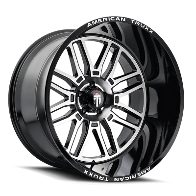 American Truxx - American Truxx AT1915 Restless 20x10 6x135 -25mm Black/Machined AT1915-2136BM