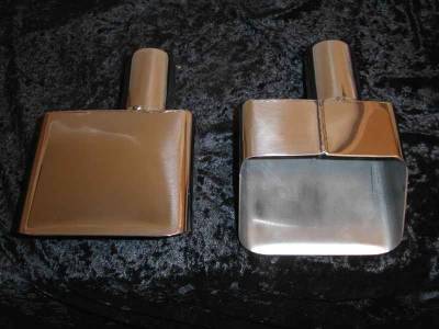 Stainless Works - Stainless Works 7010200CV Exhaust Tips 2" Inlet for 70-72 Corvette