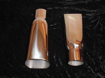 Stainless Works - Stainless Works 730250 1968-72 Chevelle Exhaust Tips 2.5" Inlet