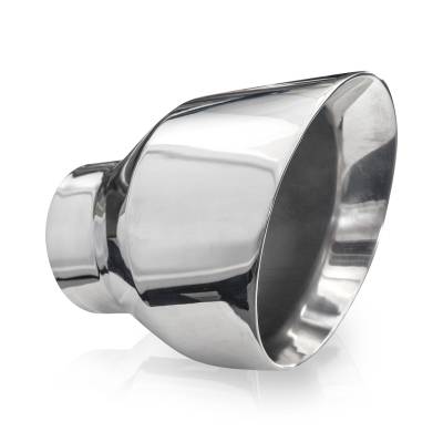 Stainless Works - Stainless Works 787300 Double Wall Slash Cut Tip 5" Body 6.25" Length 3" Inlet