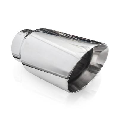 Stainless Works - Stainless Works 799300 Double Wall Slash Cut Tip 4" Body 8" Length 3" Inlet