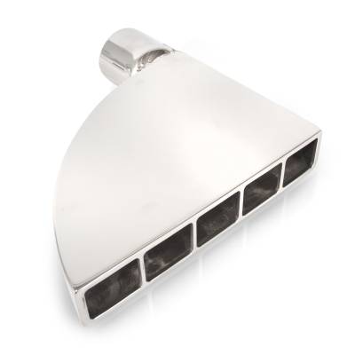 Stainless Works - Stainless Works 811225-WG Straight Boxxter Exhaust Tip w/Grate 2.25" Inlet