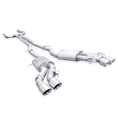 Stainless Works - Stainless Works CTSV16CB Catback Dual Turbo Custom Mufflers Factory Connect