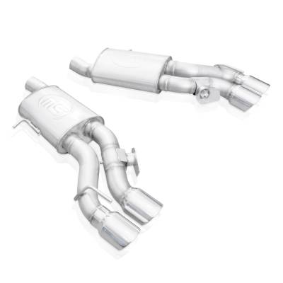 Stainless Works - Stainless Works CTSV16MKS-FC Axleback Dual Turbo Custom Mufflers Factory Connect