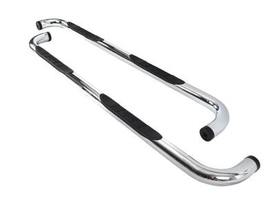 Big Country - Big Country 372014 3" Round Classic Side Bars Complete Kit w/Brackets