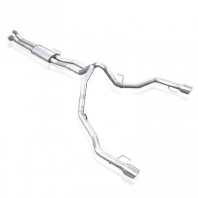 Stainless Works - Stainless Works FTR17CBDP Ecoboost Dump Style Catback Factory & Perf. Connect