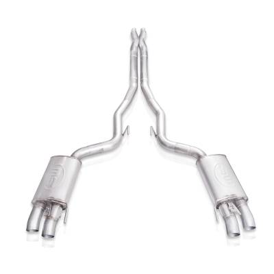 Stainless Works - Stainless Works GT350CBXFCL Legend Catback X-Pipe w/NPP Valve Factory Connect