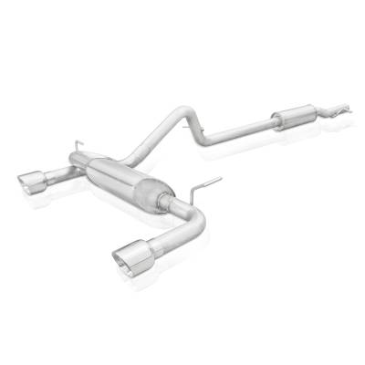 Stainless Works - Stainless Works JPJKUCB Catback Dual Outlet Turbo Muffler Factory Connect