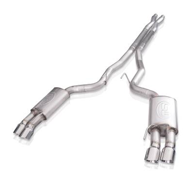 Stainless Works - Stainless Works M18CBXFC Redline X-Pipe Catback Factory Connect w/O Valve