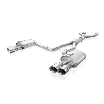 Stainless Works - Stainless Works PG8CBFC Catback Dual Turbo Chambered Mufflers Factory Connect
