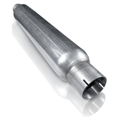 Stainless Works - Stainless Works ST252425 Smooth Tube 2.5" Muffler