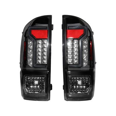 Winjet - Winjet CTWJ-0466-BCS LED Taillights for 16-19 Toyota Tacoma