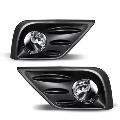 Winjet - Winjet CFWJ-0461-C Clear Fog Lights w/Wiring Kit for 16-17 Nissan Altima