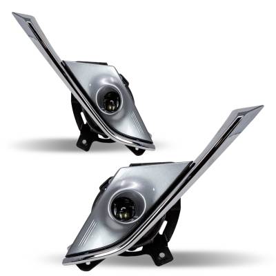 Winjet - Winjet CFWJ-0601C-C Clear LED Fog Lights w/Wiring Kit for 18 Mazda CX-3