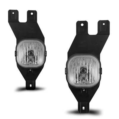 Winjet - Winjet CFWJ-0560-C Clear Fog Lights for 99-04 Ford F250/F350/Excursion