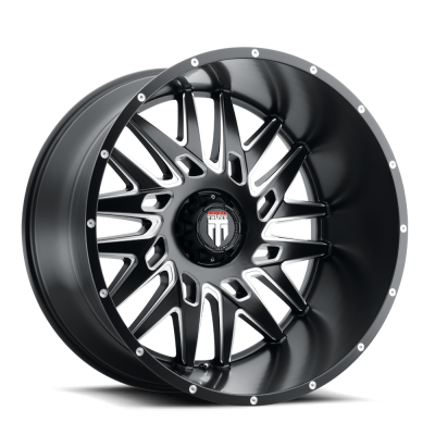American Truxx - American Truxx AT184 Dna 24x14 6x135 -76mm Satin Black/Milled AT184-24436M-76