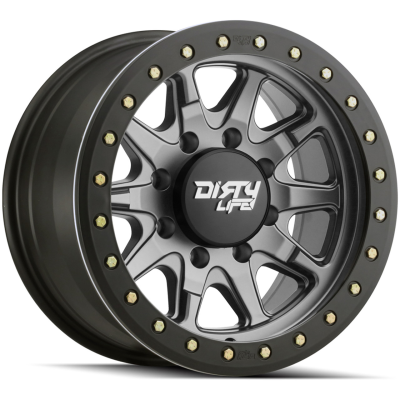 DIRTY LIFE - Dirty Life 9304 DT-2 17x9 5x5.0 -12mm Satin Gunmetal 9304-7973MGT12