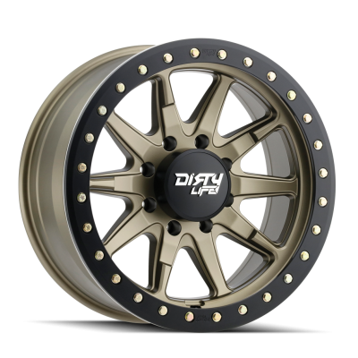 DIRTY LIFE - Dirty Life 9304 DT-2 17x9 5x5.0 -12mm Satin Gold 9304-7973MGD12