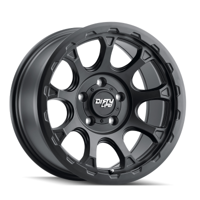 DIRTY LIFE - Dirty Life 9307 Drifter 17x8.5 6x5.5 -6mm Satin Black 9307-7883MB