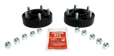 RT Offroad - RT Offroad RT32012 1.5" Black Anodized Wheel Spacers 5x4.5" Pair Hub-Centric