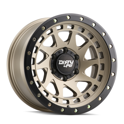 DIRTY LIFE - Dirty Life 9311 Enigma Pro 17x9 5x5.0 -12mm Satin Gold 9311-7973MGD12