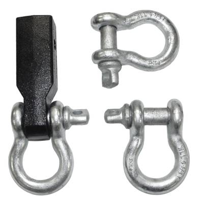 RT Offroad - RT Offroad RT33011 Metal Black Receiver Kit w/3 D-Rings