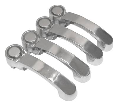 RT Offroad - RT Offroad RT34005 4Pc SS Door Handle for 07-18 Jeep Wrangler JK & Liberty KK