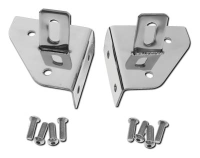 RT Offroad - RT Offroad RT34018 SS Windshield Light Bracket for 76-95 Jeep CJ/Wrangler YJ