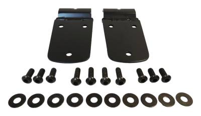 RT Offroad - RT Offroad RT34091 Black Stainless Hood Hinge Set for 97-06 Jeep Wrangler TJ