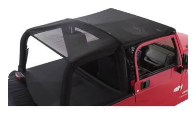 RT Offroad - RT Offroad CB20011 Black Mesh Beach Topper for 97-06 Jeep Wrangler TJ