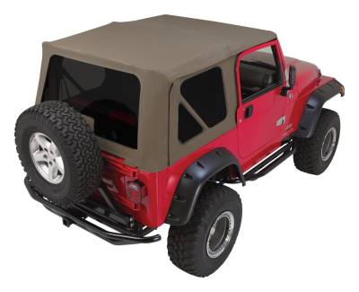 RT Offroad - RT Offroad CT20436T Tint Window Spice Denim Soft Top for 97-06 Jeep Wrangler TJ