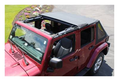 RT Offroad - RT Offroad RT10835T Blk Diamond Fold Back Soft Top for 07-18 Jeep Wrangler JKU