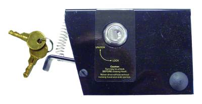 RT Offroad - RT Offroad RT26026 Hood Lock for 72-86 Jeep CJ5/CJ6/CJ7/CJ8