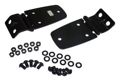 RT Offroad - RT Offroad RT26045 Black Hood Hinges for 97-06 Jeep Wrangler TJ