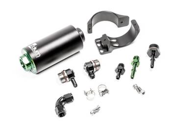 RADIUM Engineering - RADIUM Engineering 20-1021-03 Fuel Filter Kit Stainless 10 Micron for 89-05 MX-5