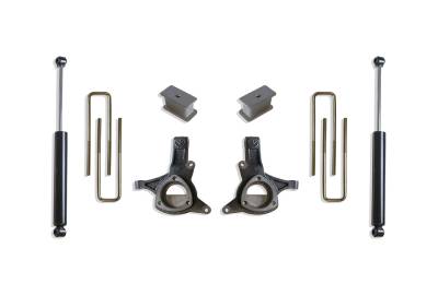 MaxTrac - MaxTrac K881343 4.5" Lift +Shocks for 07-16 Silv/Sierra 1500 2wd Cast Steel Arms