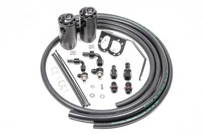RADIUM Engineering - RADIUM Engineering 20-0256-FL Dual Catch Can Kit 15-21 for Subaru WRX Fluid Lock