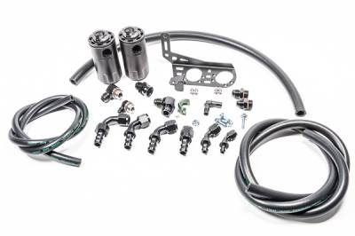 RADIUM Engineering - RADIUM Engineering 20-0859-FL Dual Catch Can Kit for Gallardo LP Fluid Lock