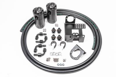 RADIUM Engineering - RADIUM Engineering 20-0337-FL Dual Catch Can Kit for 90-05 Mazda MX5 Fluid Lock
