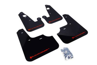 Rally Armor - Rally Armor MF8-UR-BLK/RD Black Mud Flap Red Logo