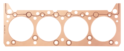 SCE Gaskets - SCE Gaskets S283850 Pontiac V8 4.38x.050 Titan Copper Head Gasket