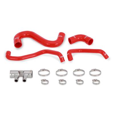 Mishimoto - Mishimoto MMHOSE-MUS8-15LRD Lower Radiator Hose for 15-17 Ford Mustang Red