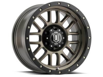ICON Alloys - ICON Alloys 1217858347BR Alpha 17x8.5 6x5.5 0mm Bronze