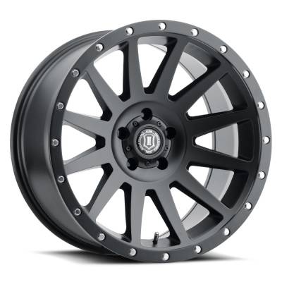 ICON Alloys - ICON Alloys Compression 20x10 6x5.5 -19mm Satin Black 2020108347SB