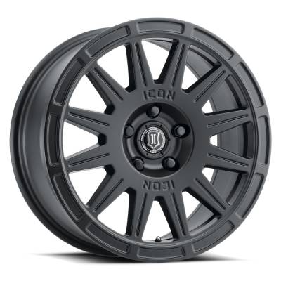 ICON Alloys - ICON Alloys Ricochet 17x8 5x4.5 38mm Satin Black 7017806560SB